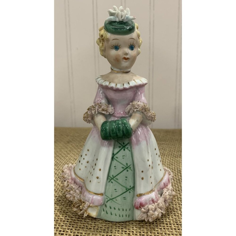 Vintage Rare Vintage Camille Naudot  Girl 6913B Jeweled Eyes
